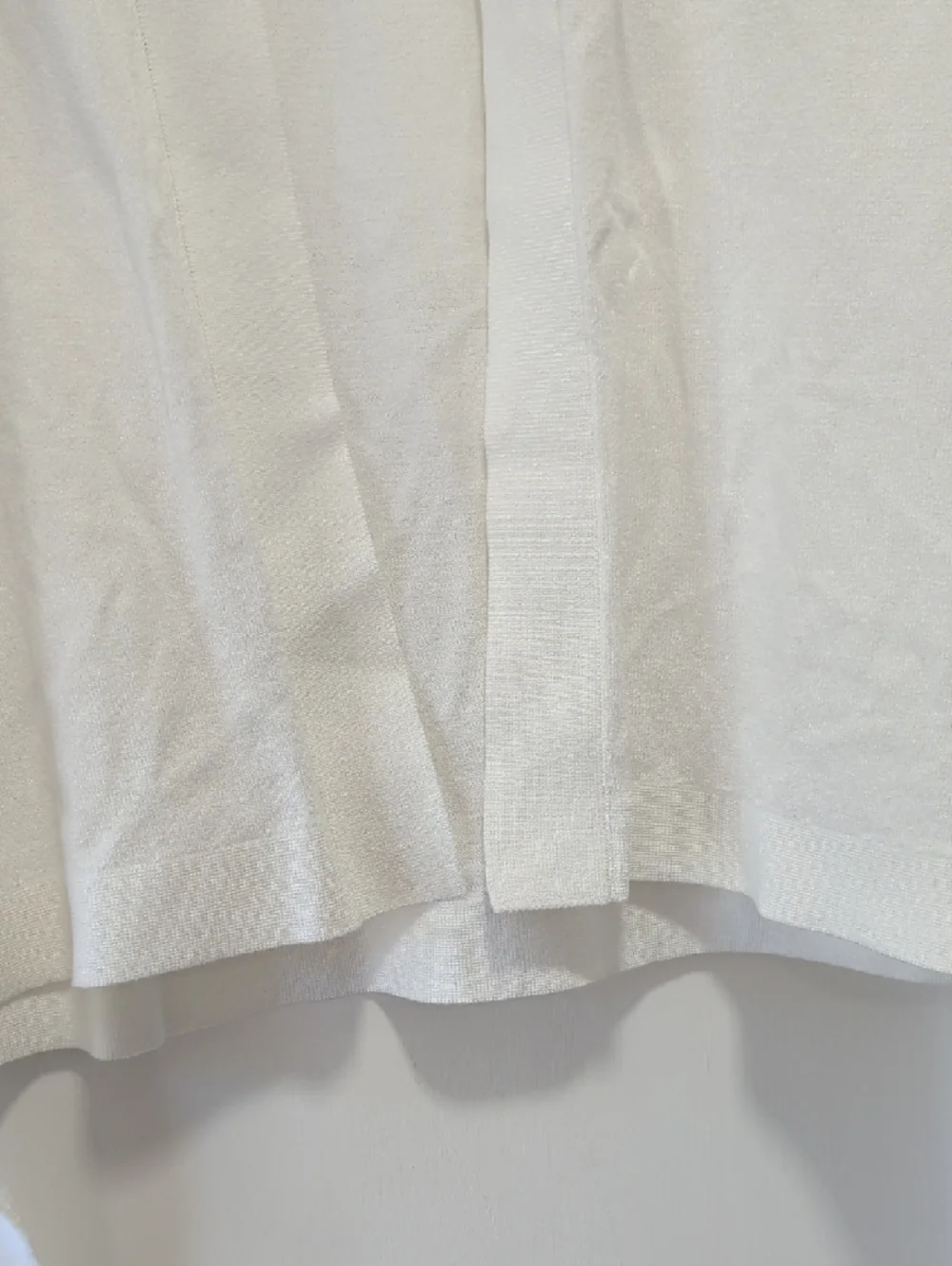 Ann Taylor White Open-Front Knit Cardigan with Crew Neckline Size Small - Picture 5 of 10